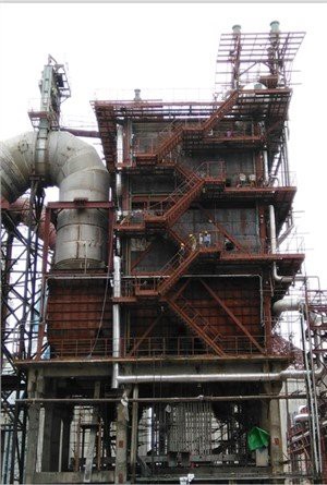 Caldeira de calor de resíduo de forno de cimento